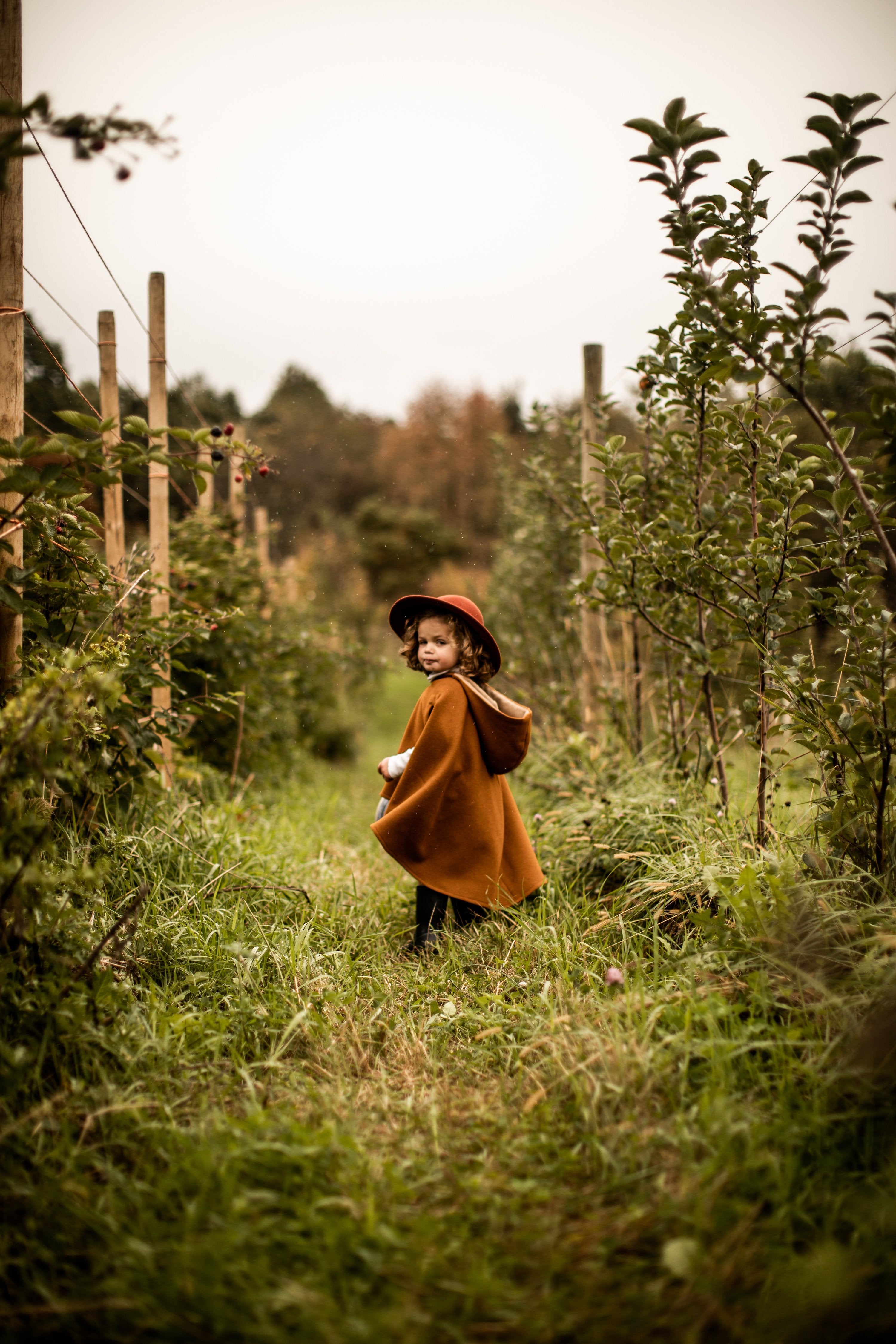 wool cape girls kids