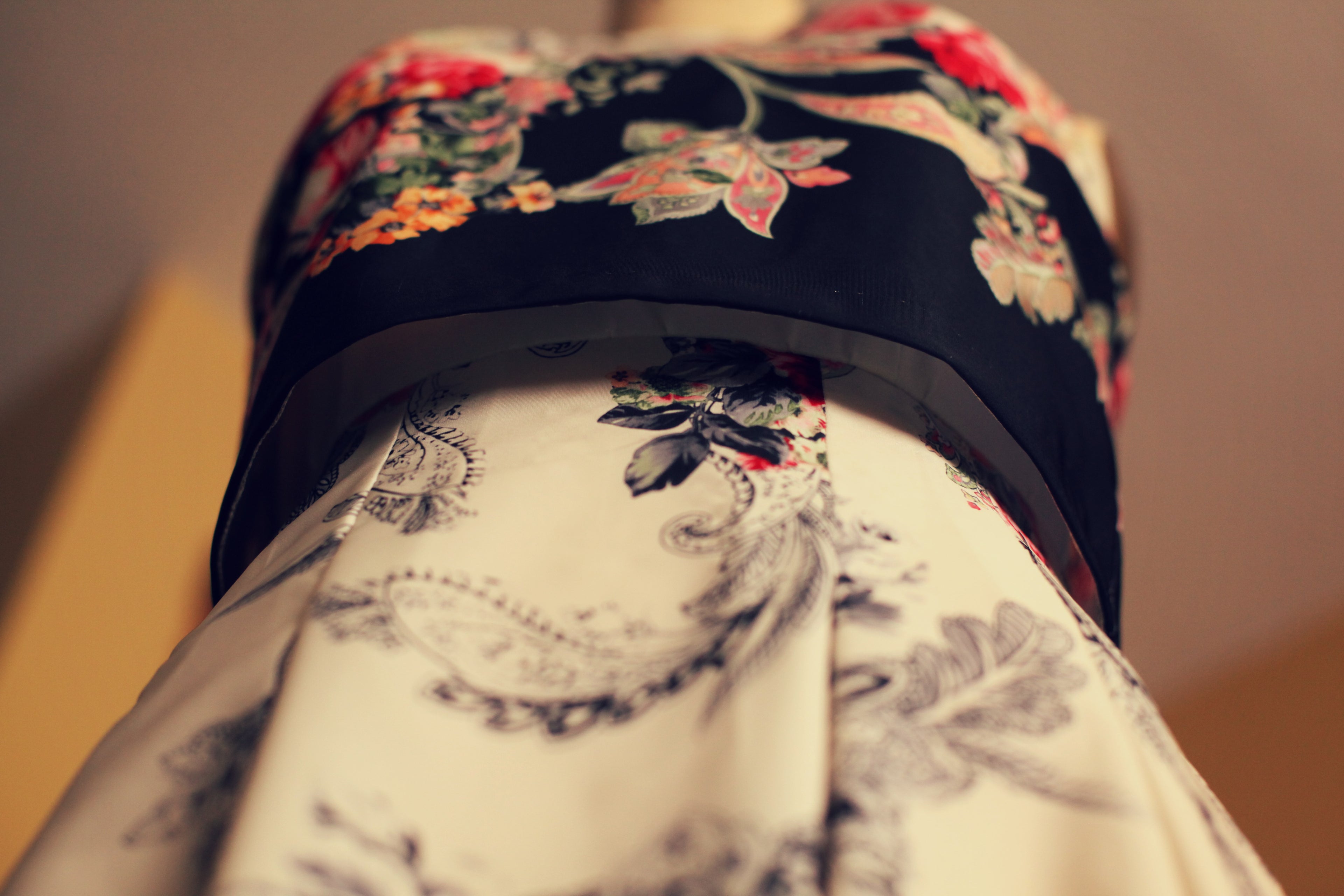 crop top gown