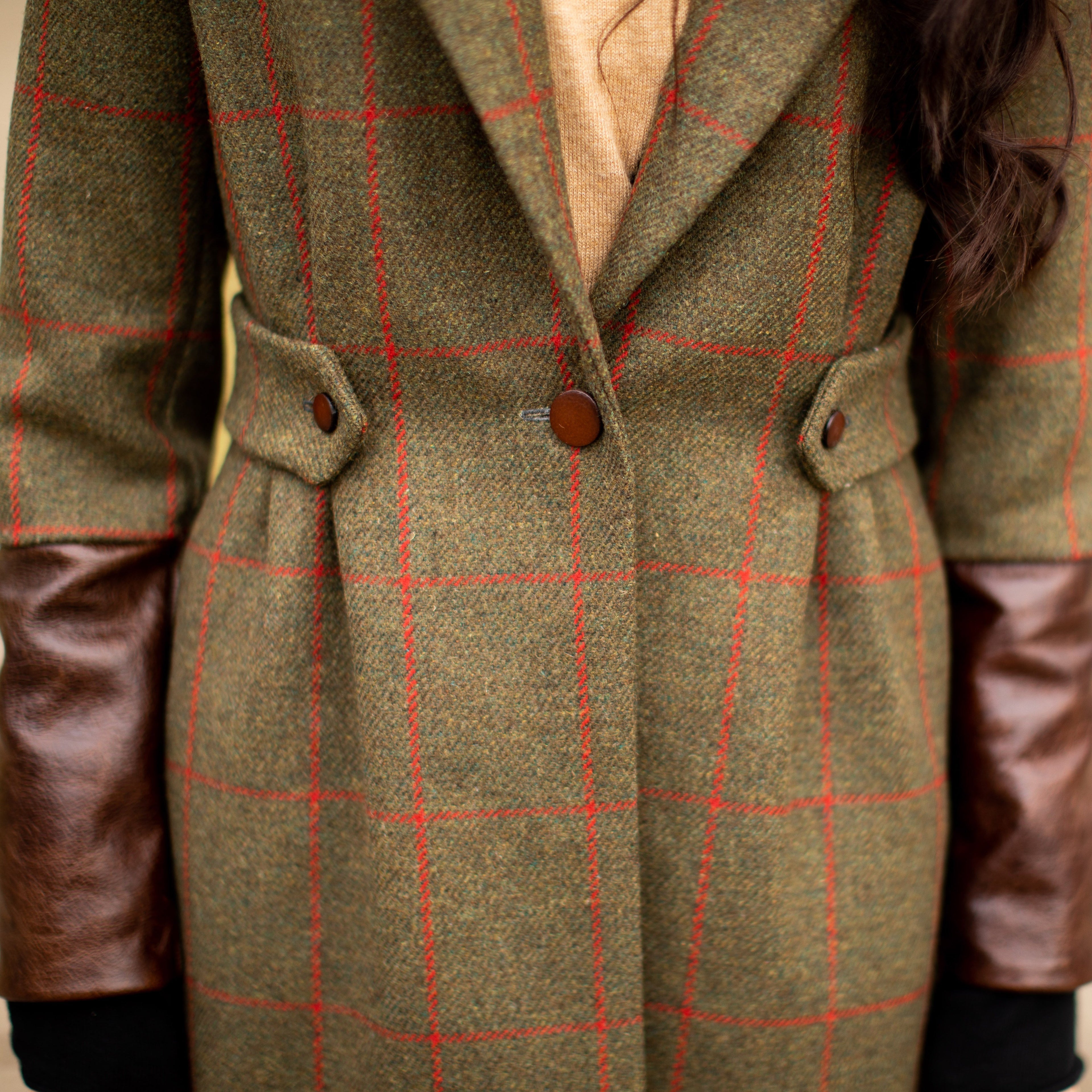 plaid womens jacket