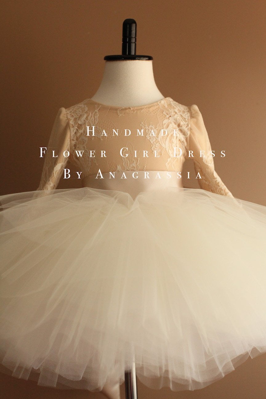 tutu lace leotard flower girl dress