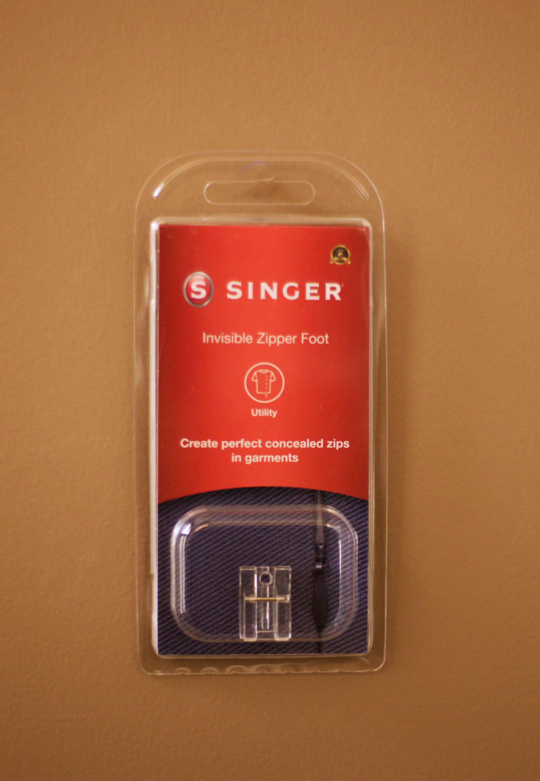 Singer Invisible Zipper Presser Foot