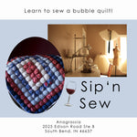 learn to sew a bubble quilt