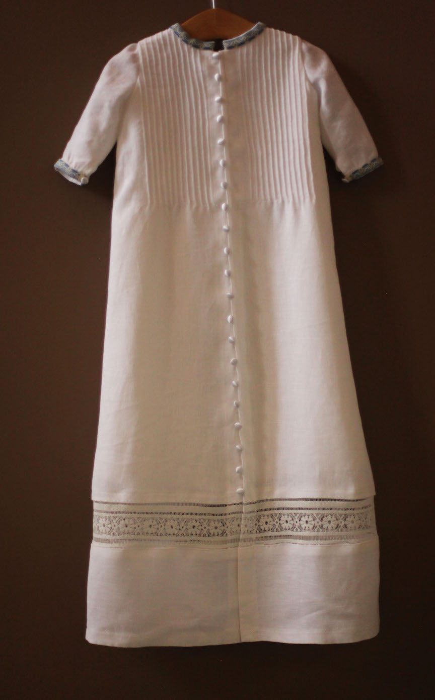 boys Ukrainian embroidered baptismal gown