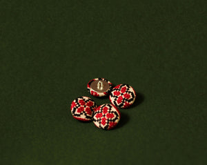 Ukrainian hand embroidered buttons