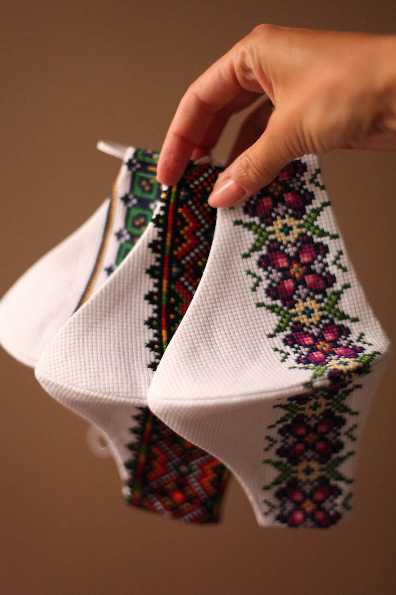 Couture Embroidered Face Masks