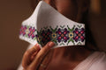 floral ukrainian face mask