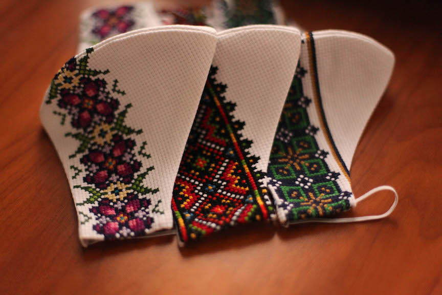 Hand Embroidered Face Masks