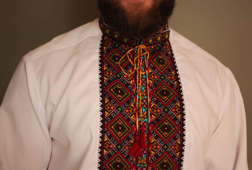 mens Ukrainian shirt