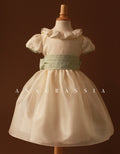 royal flower girl dress