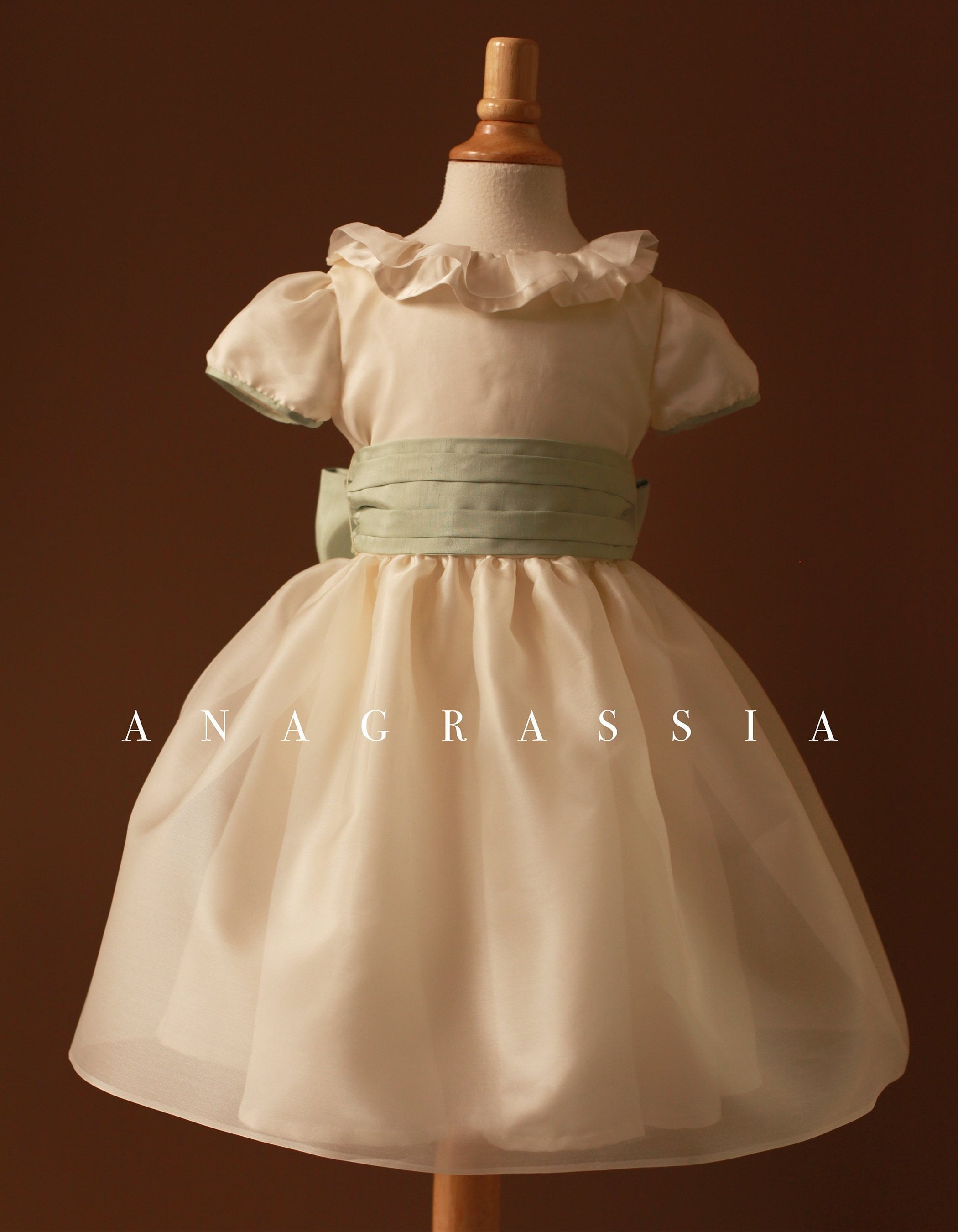 royal flower girl dress