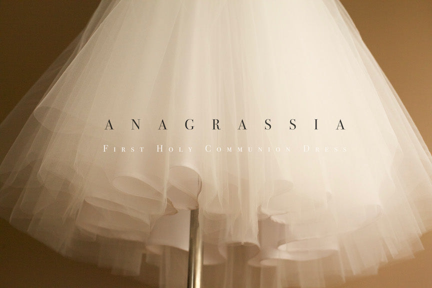 tulle communion dress