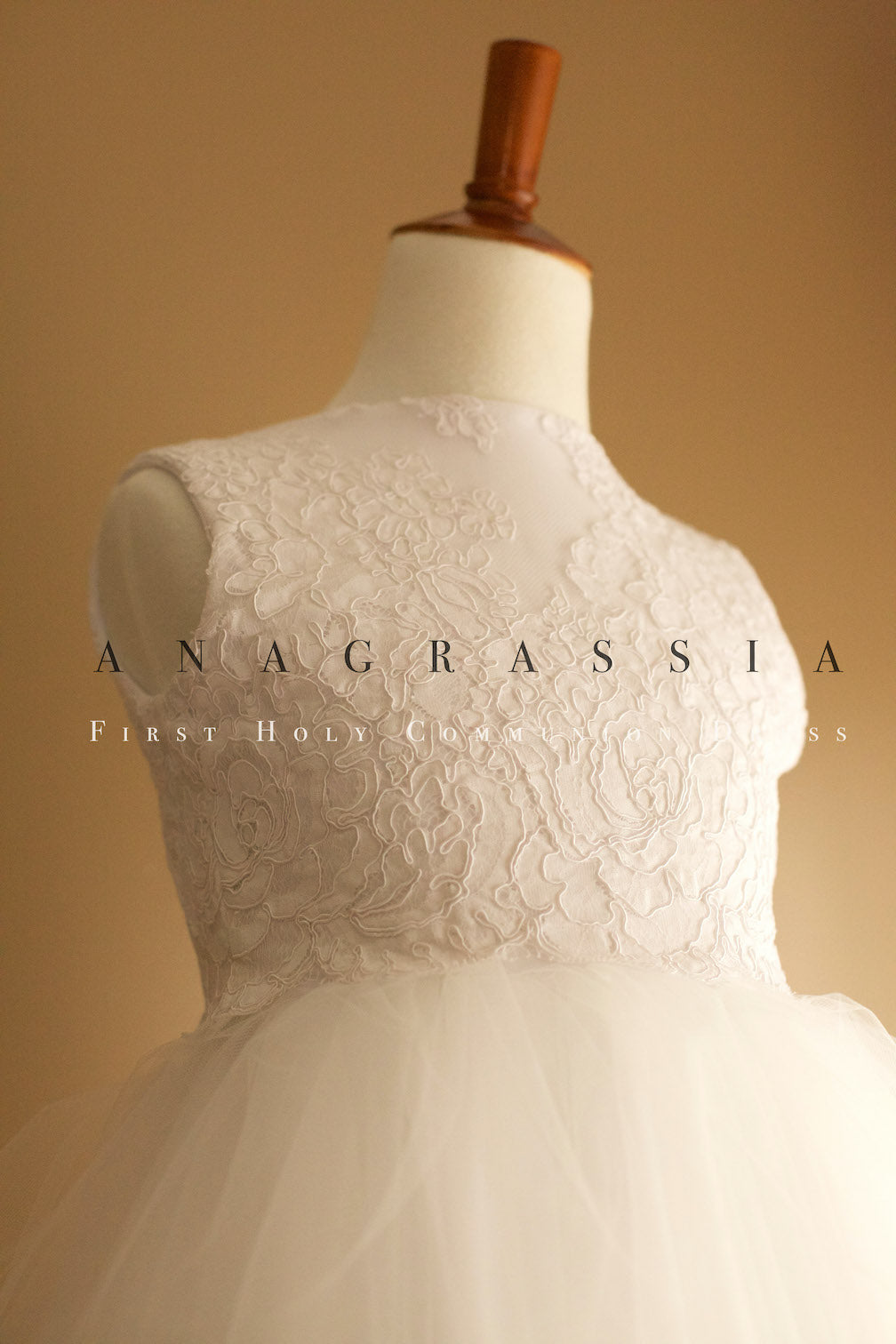lace communion dress