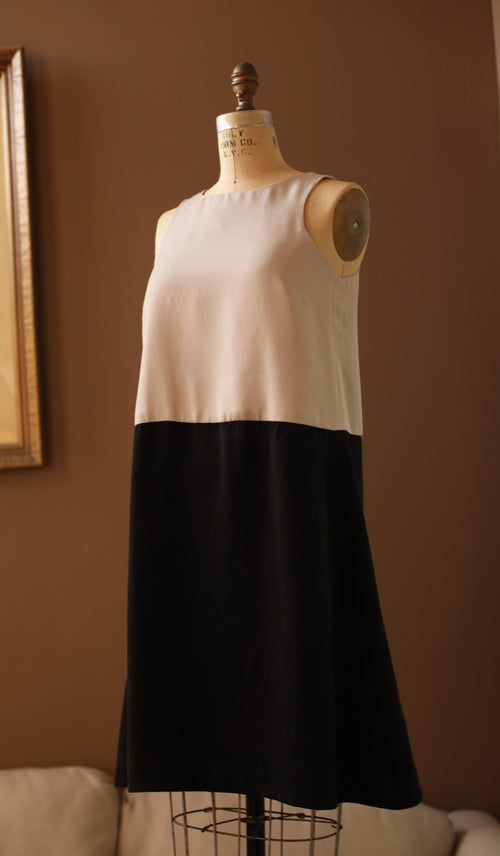 color block dress a line