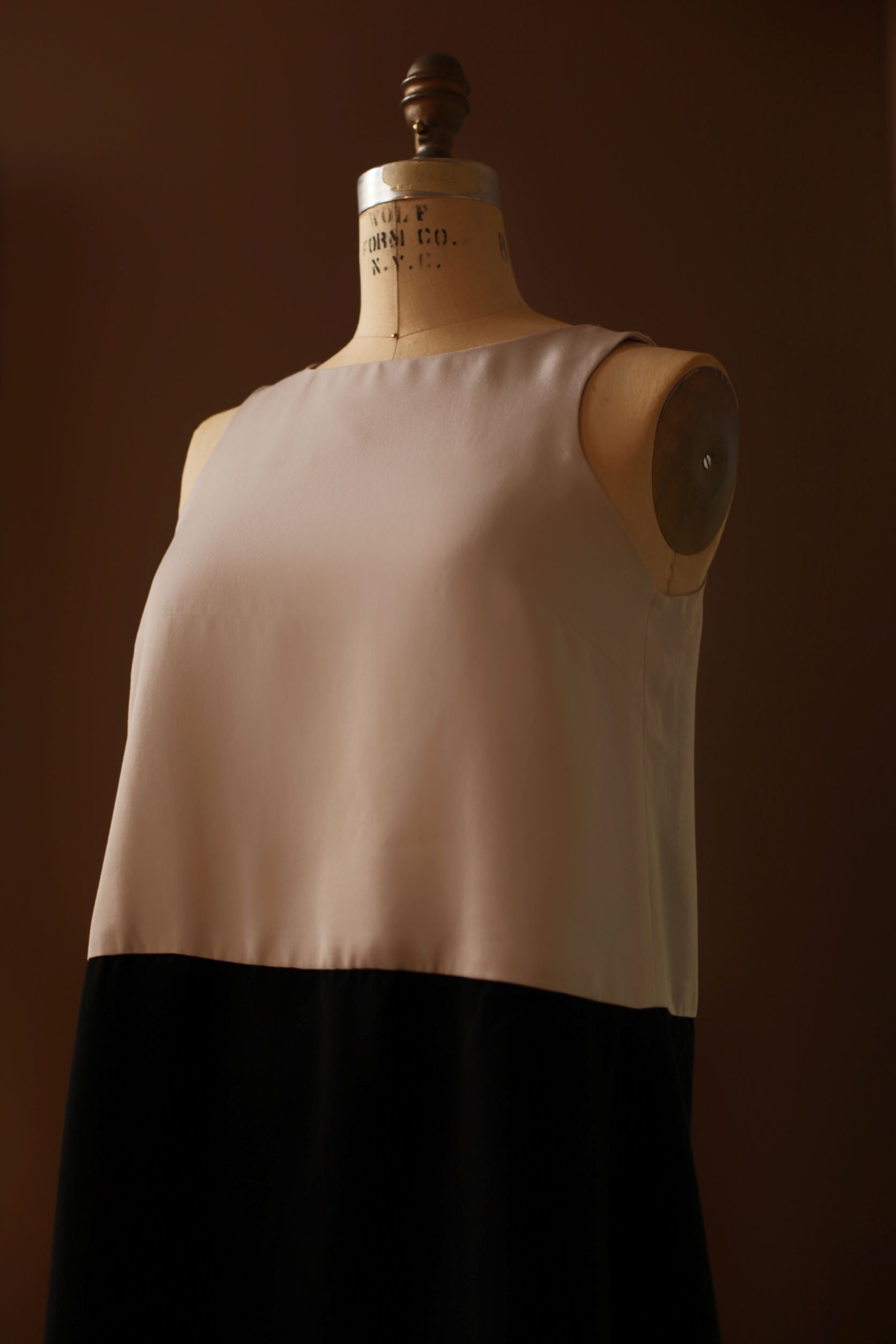 taupe business dress