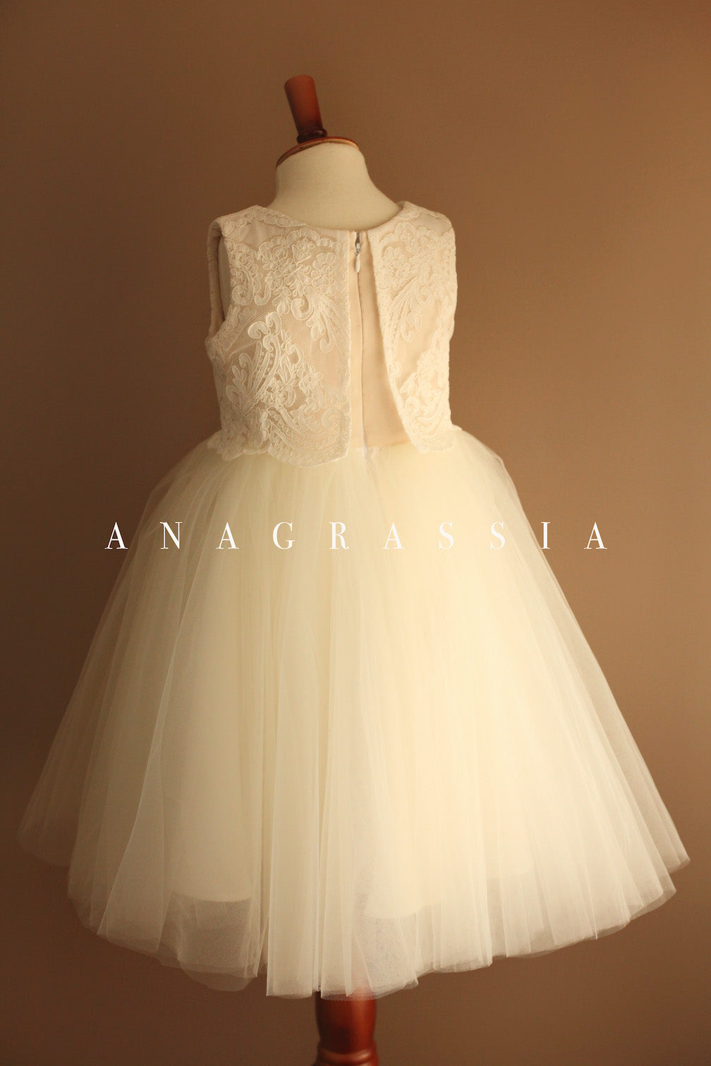 crop top flower girl dress