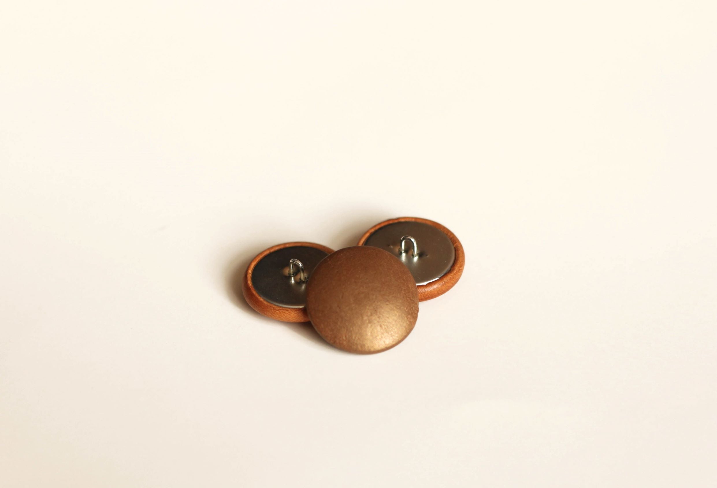 antique gold leather buttons