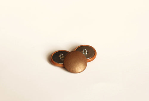 antique gold leather buttons
