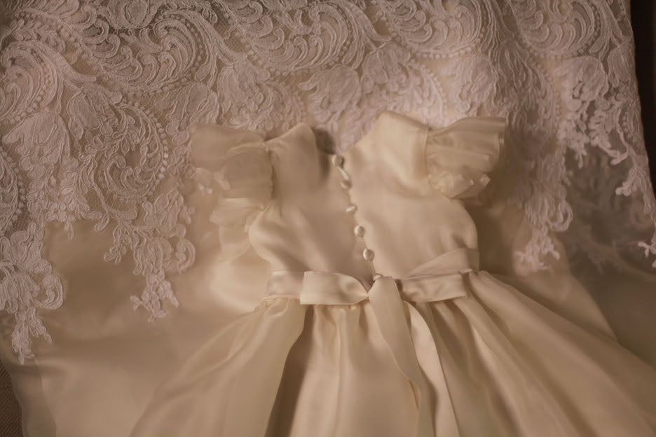 silk heirloom baptism gown