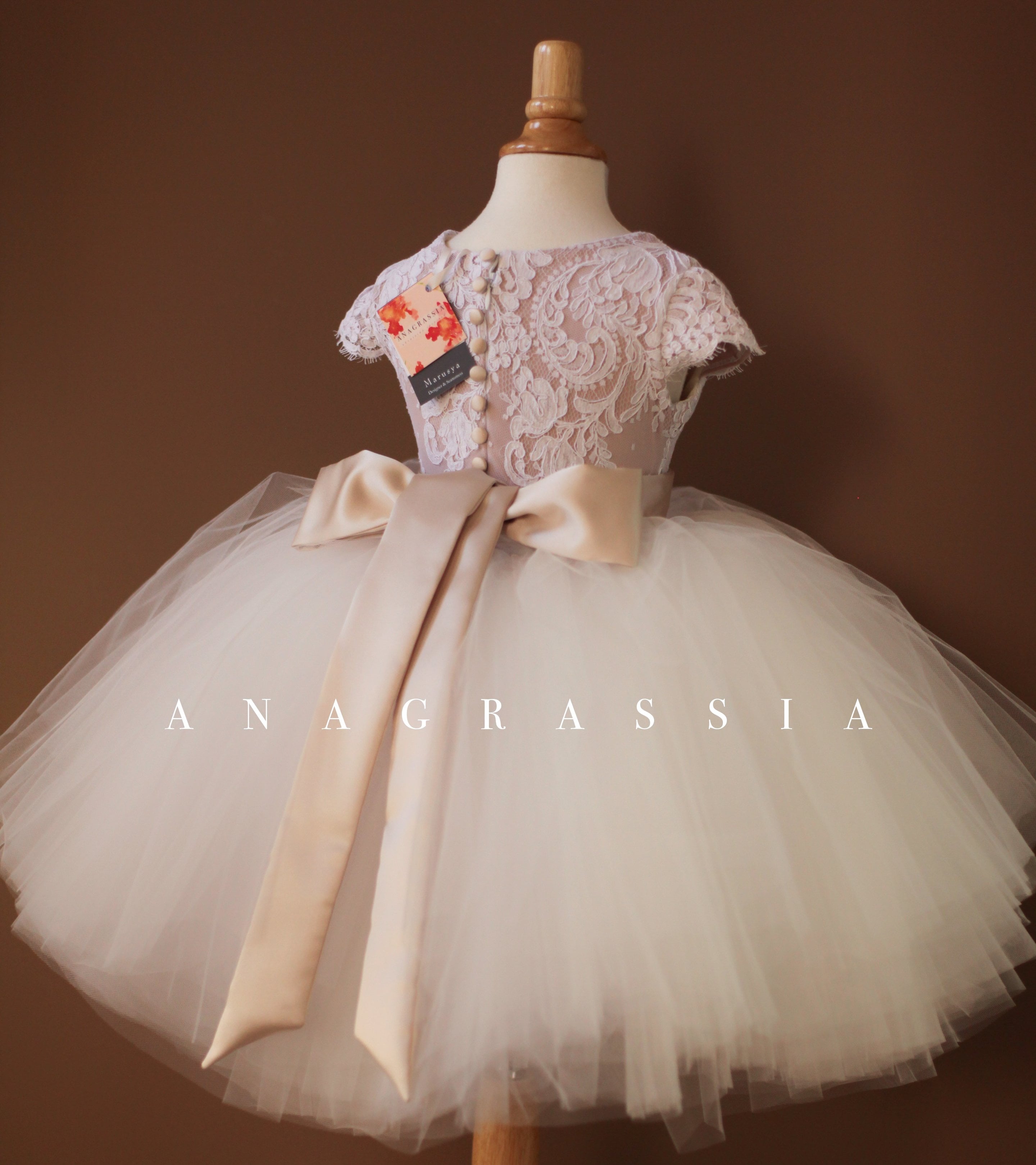 tulle flower girl skirt