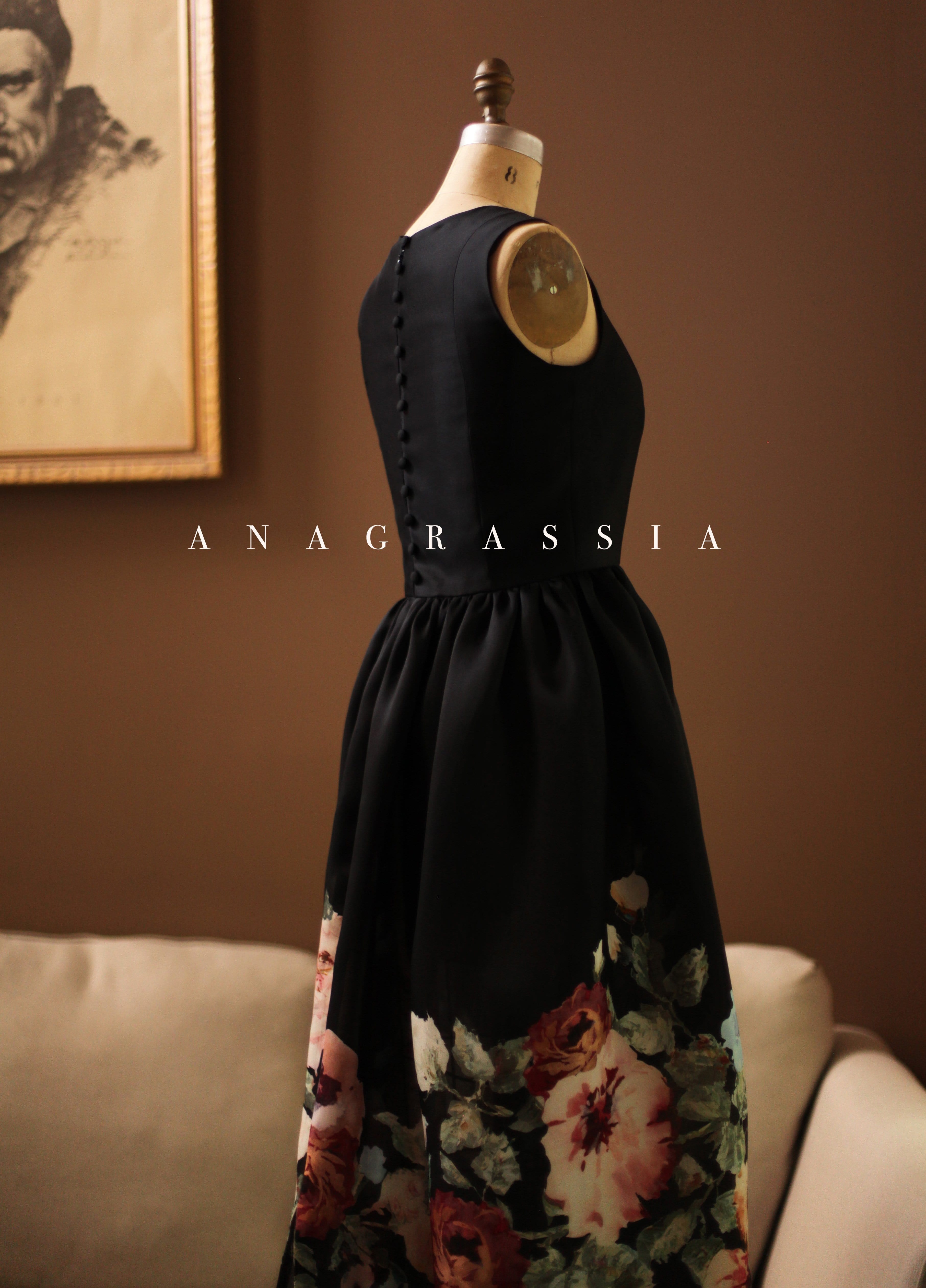 Silk Gazar Gown 