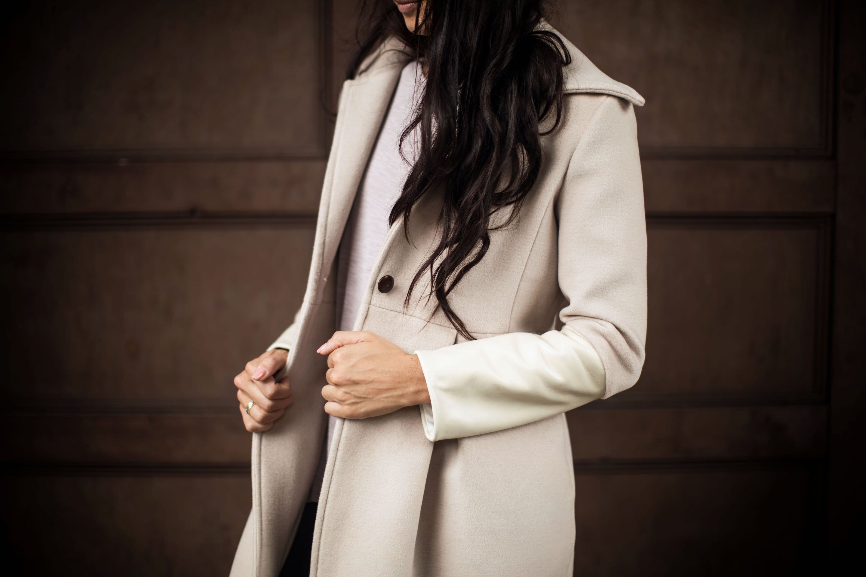 Champagne Wool Coat