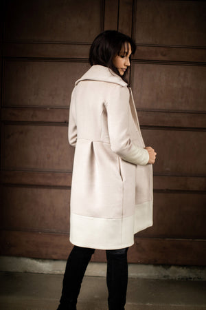 Bcbg sales white coat