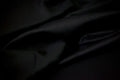 black wool cashmere fabric