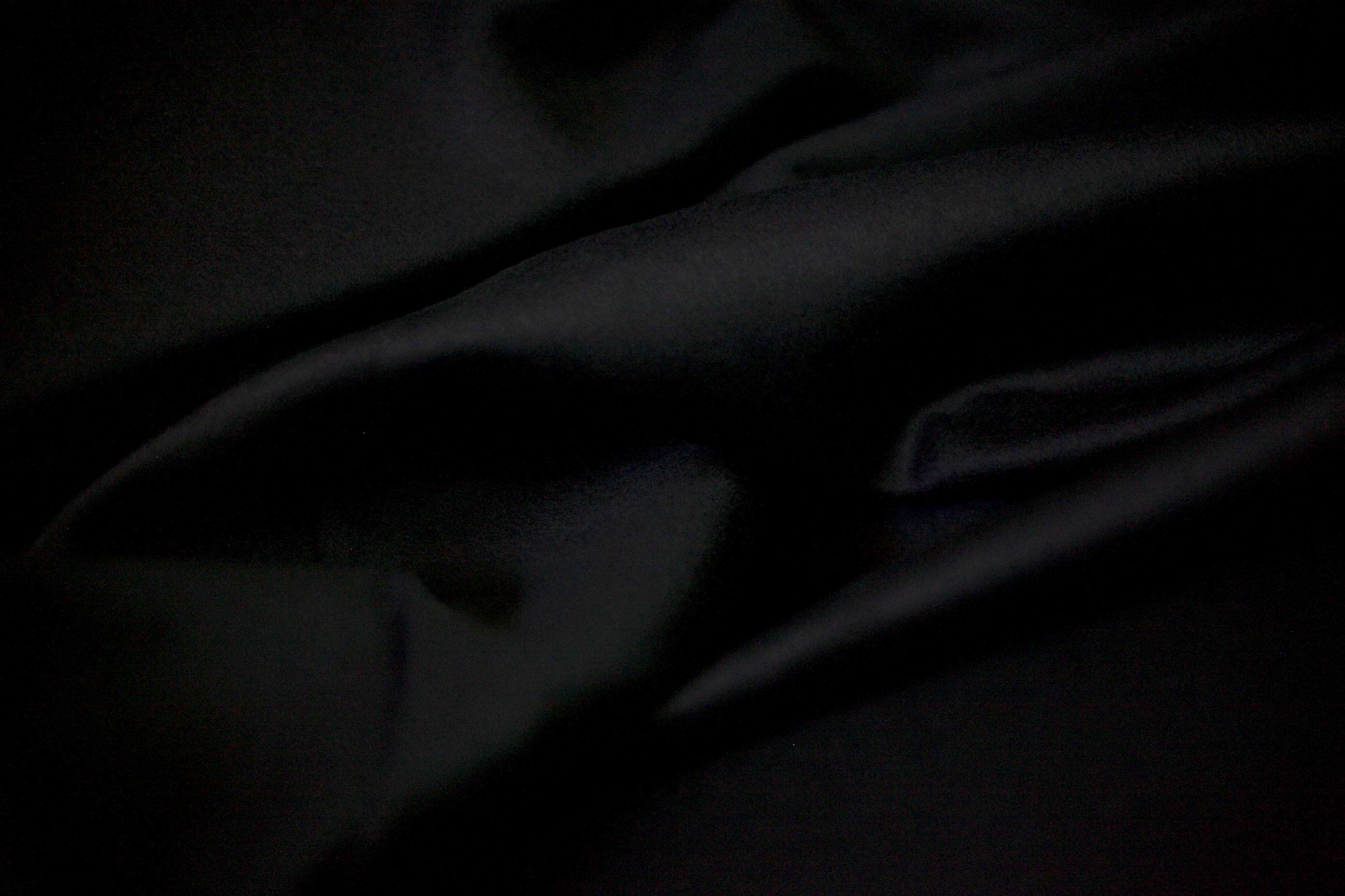 black wool cashmere fabric