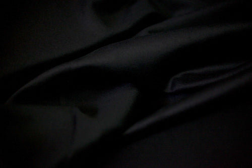 black wool cashmere fabric