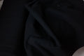 black wool fabric