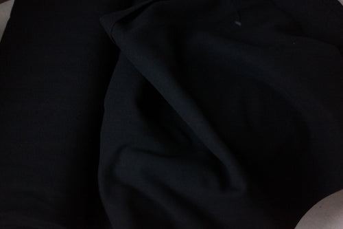 black wool fabric