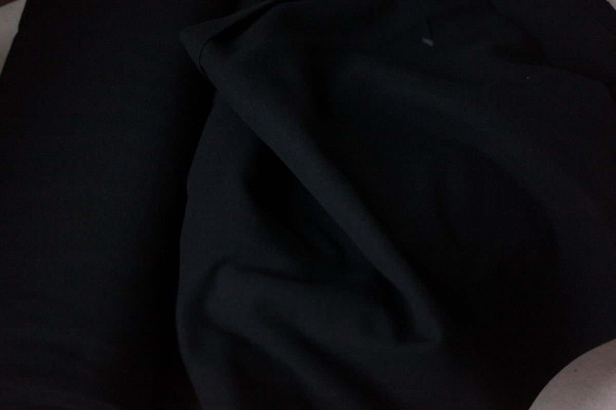 Black Wool Fabric – A N A G R A S S I A