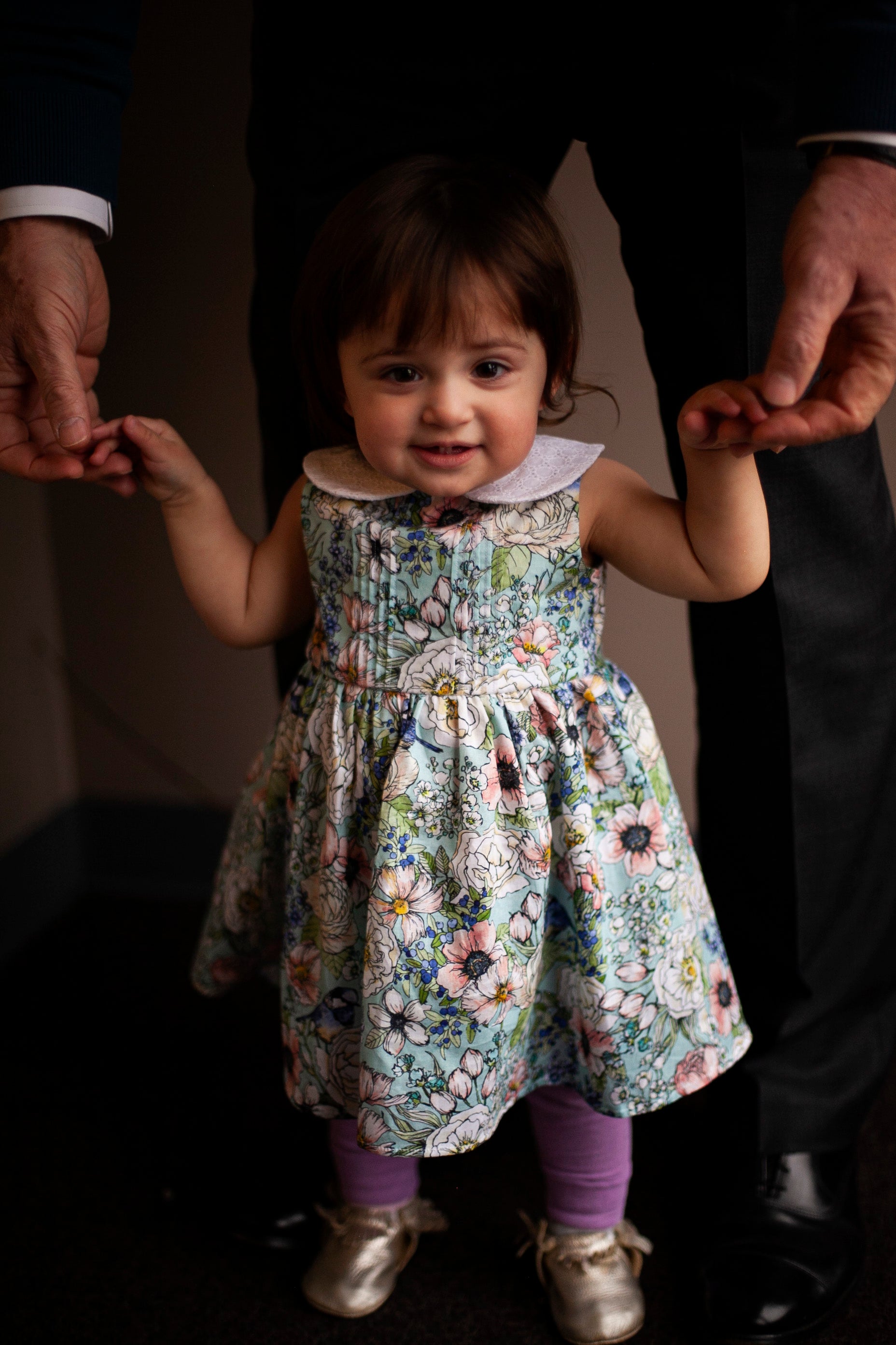 chickadee floral dress