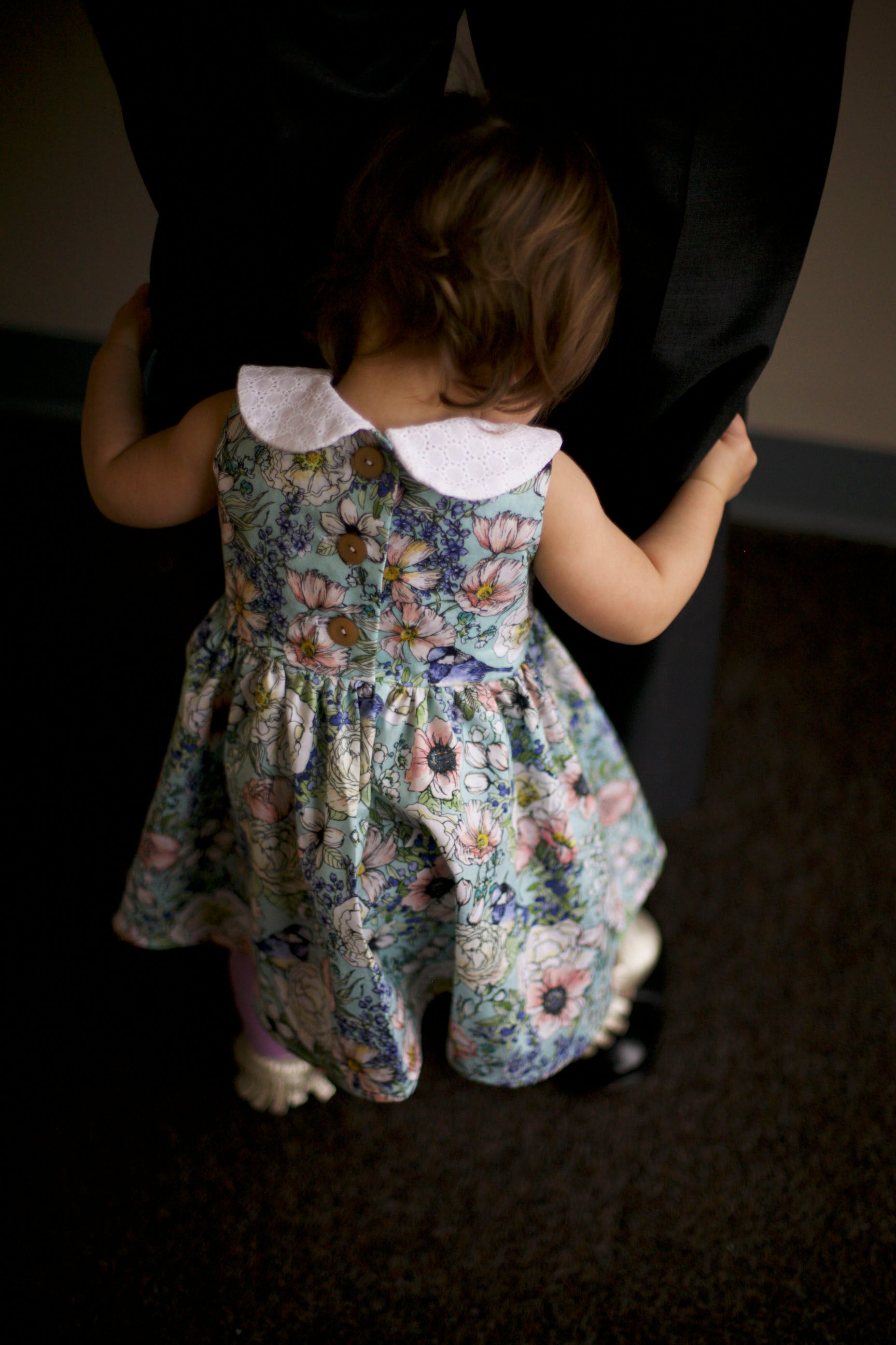 floral birds dress