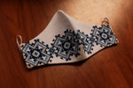 Blue Ukrainian Embroidered Face Mask