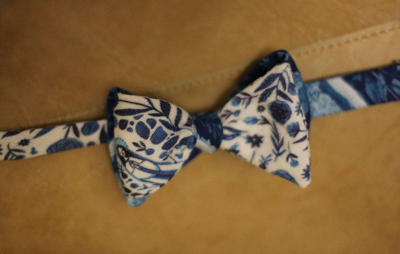 boys bow tie blue