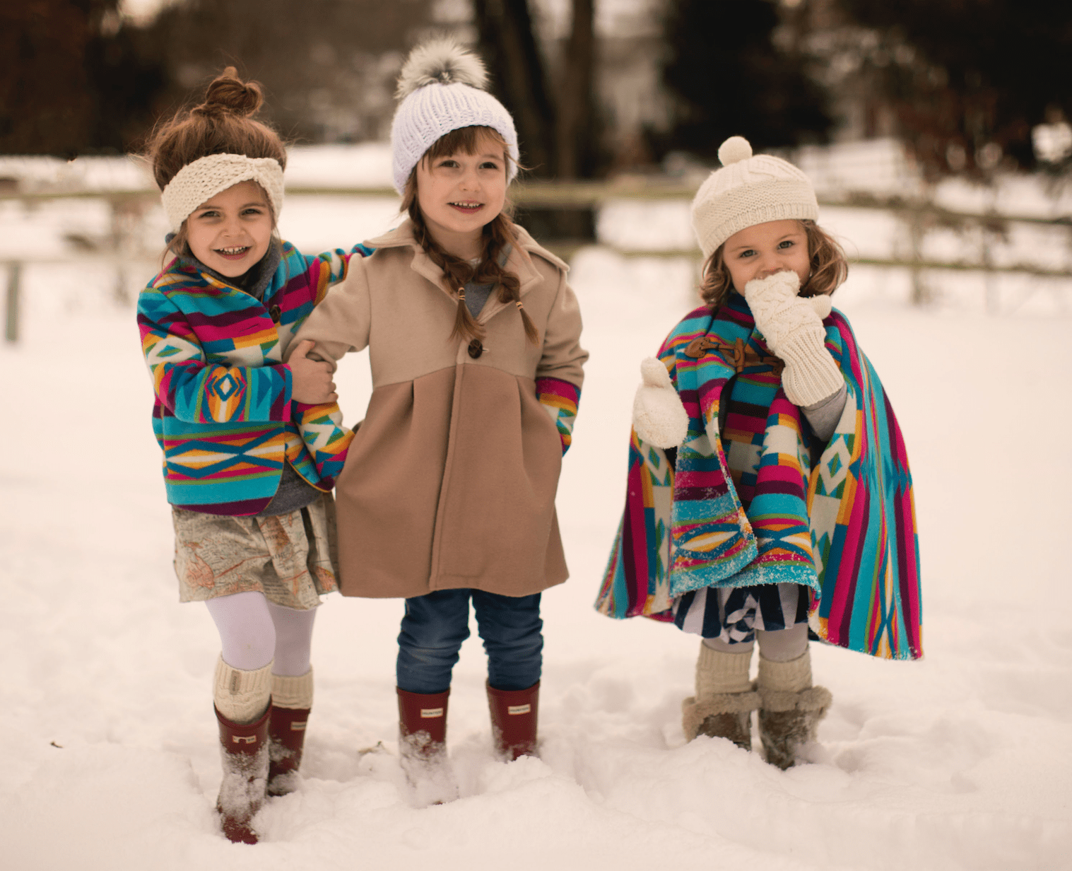 rainbow jackets capes wool