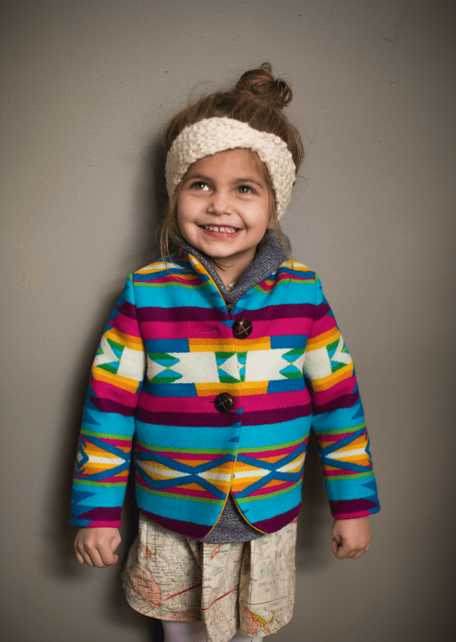 rainbow kids jacket