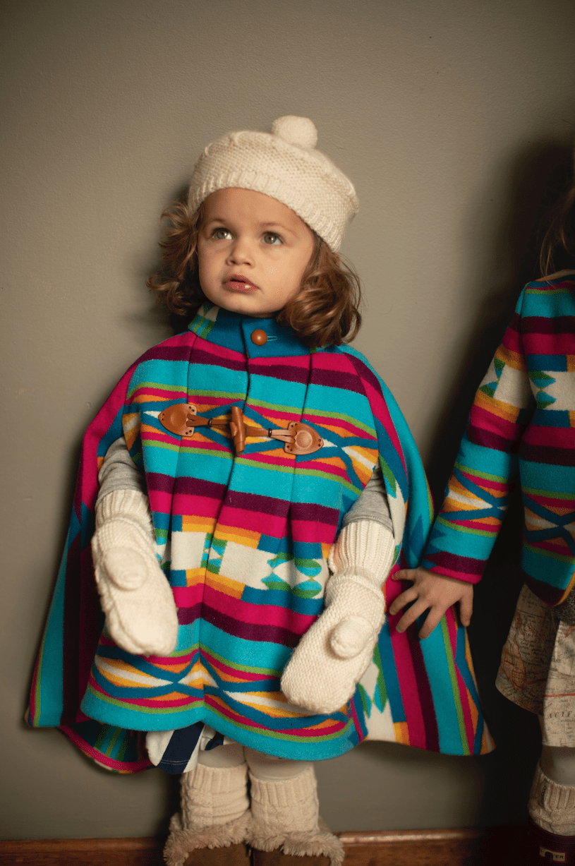 colorful cape wool jacket ski burberry