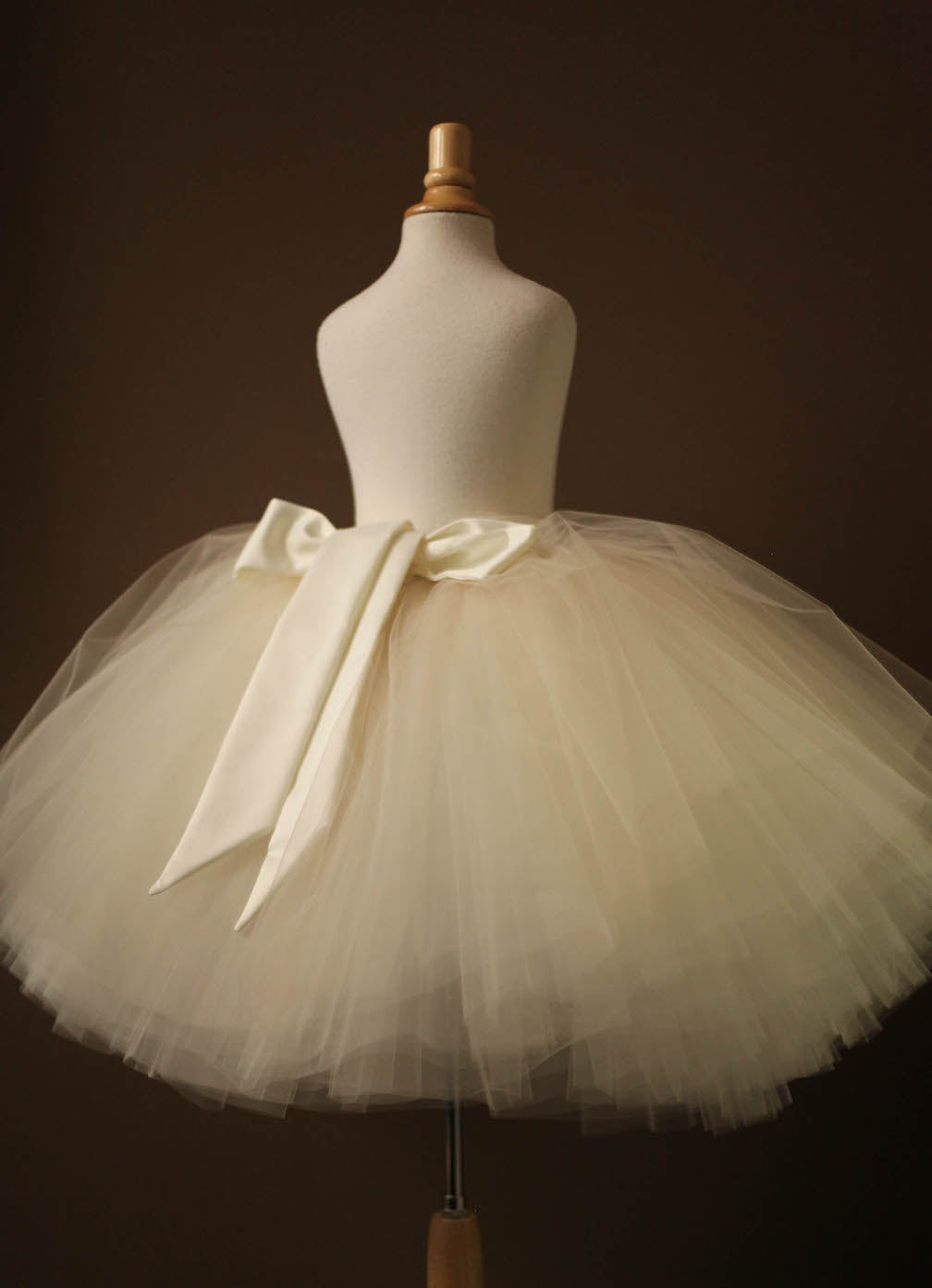 champagne tulle skirt