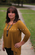 dark gold blouse