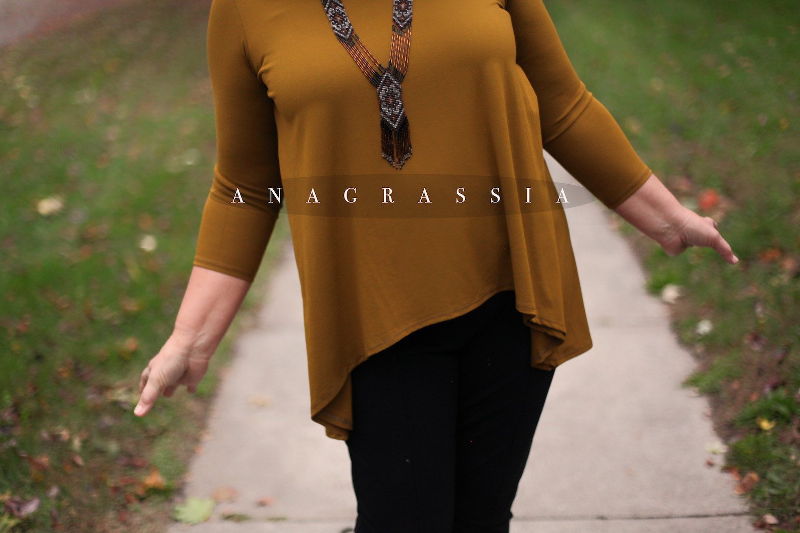 deep gold blouse