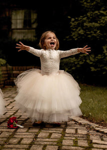 couture flower girl dress