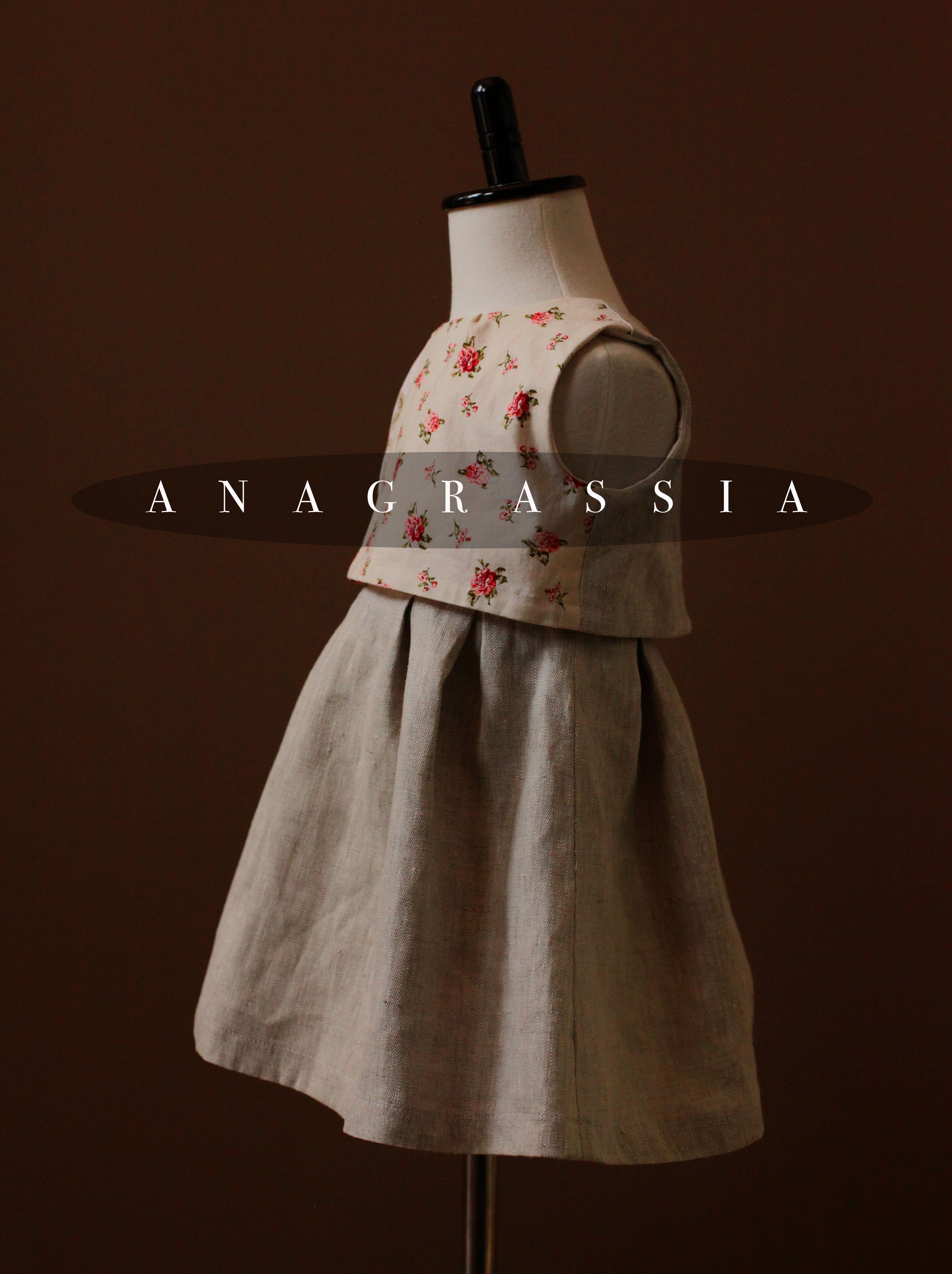 linen toddler dress