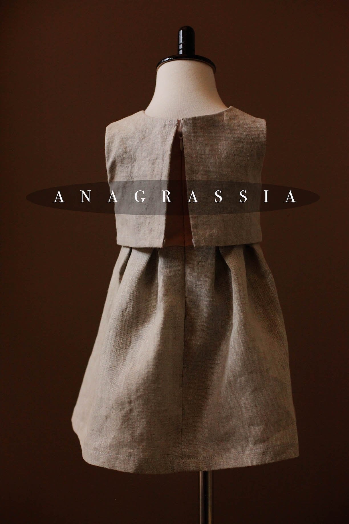 linen crop top dress