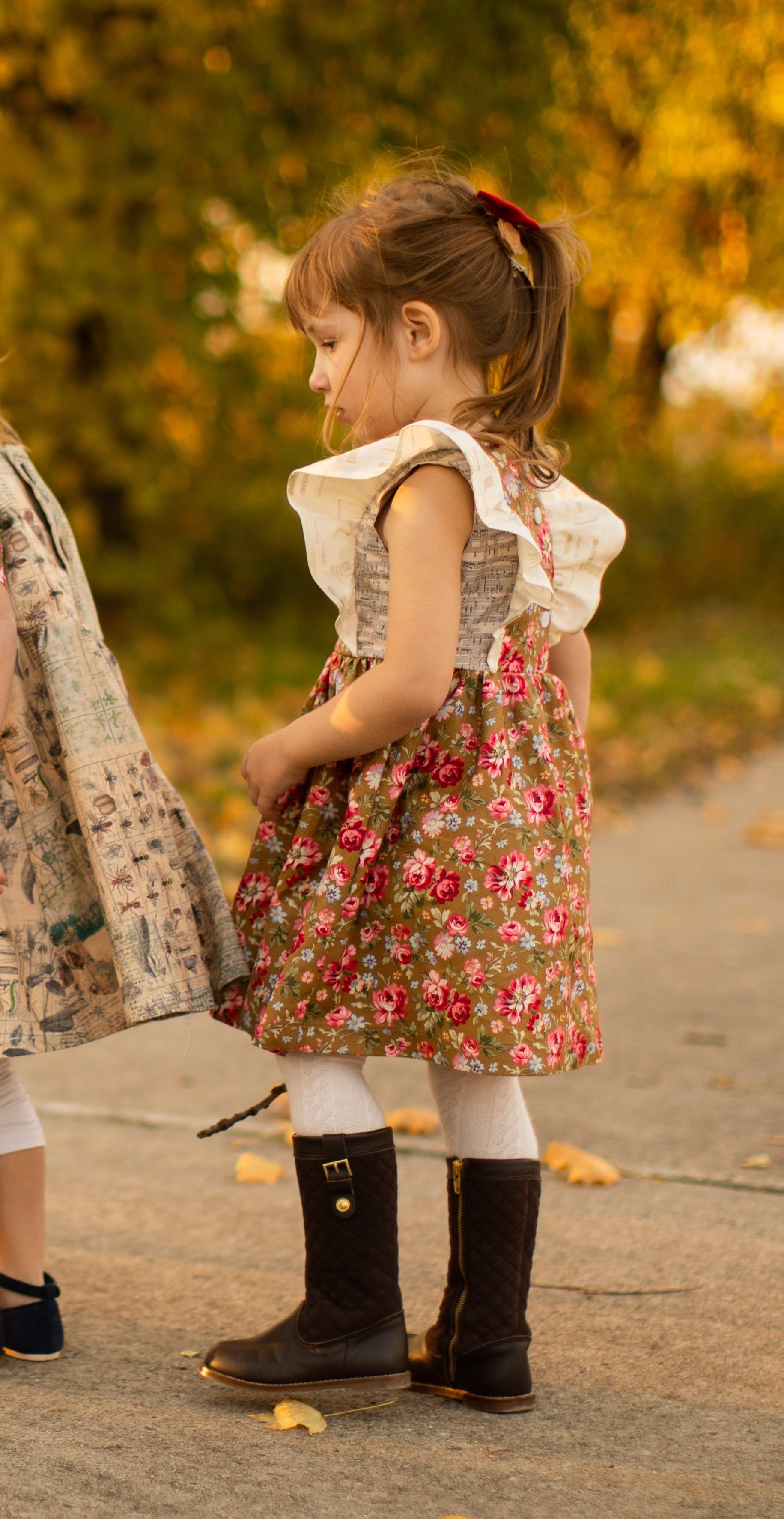Rose Pinafore Dress