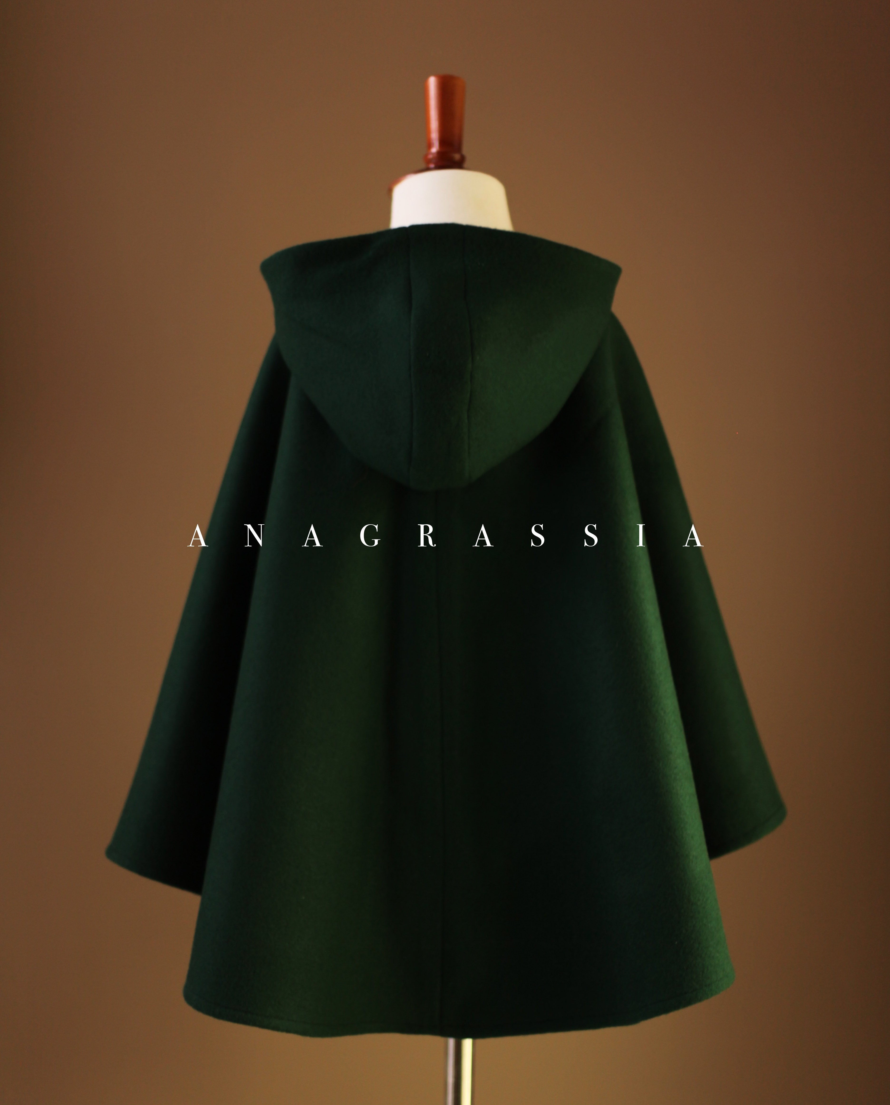 Green kids cape
