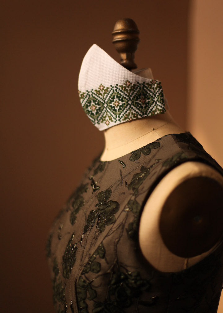 wedding embroidered face mask