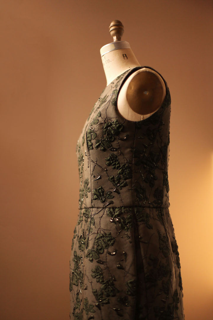 dark green bridesmaid dress