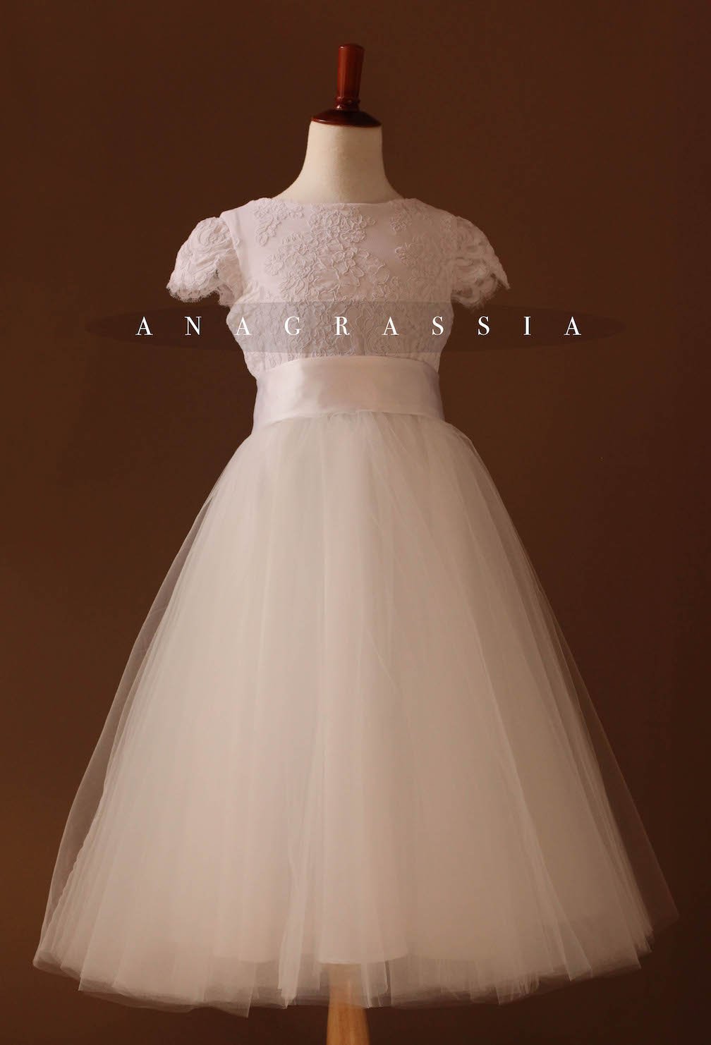 white communion dress